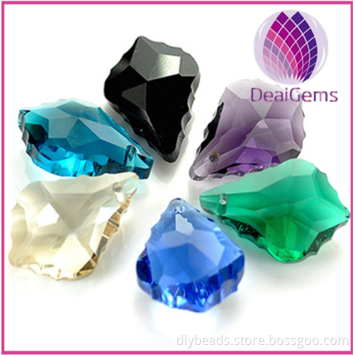 pendant,vary color,22x16mm crystal baroque pendant,DIY Jewelry Accessories.
